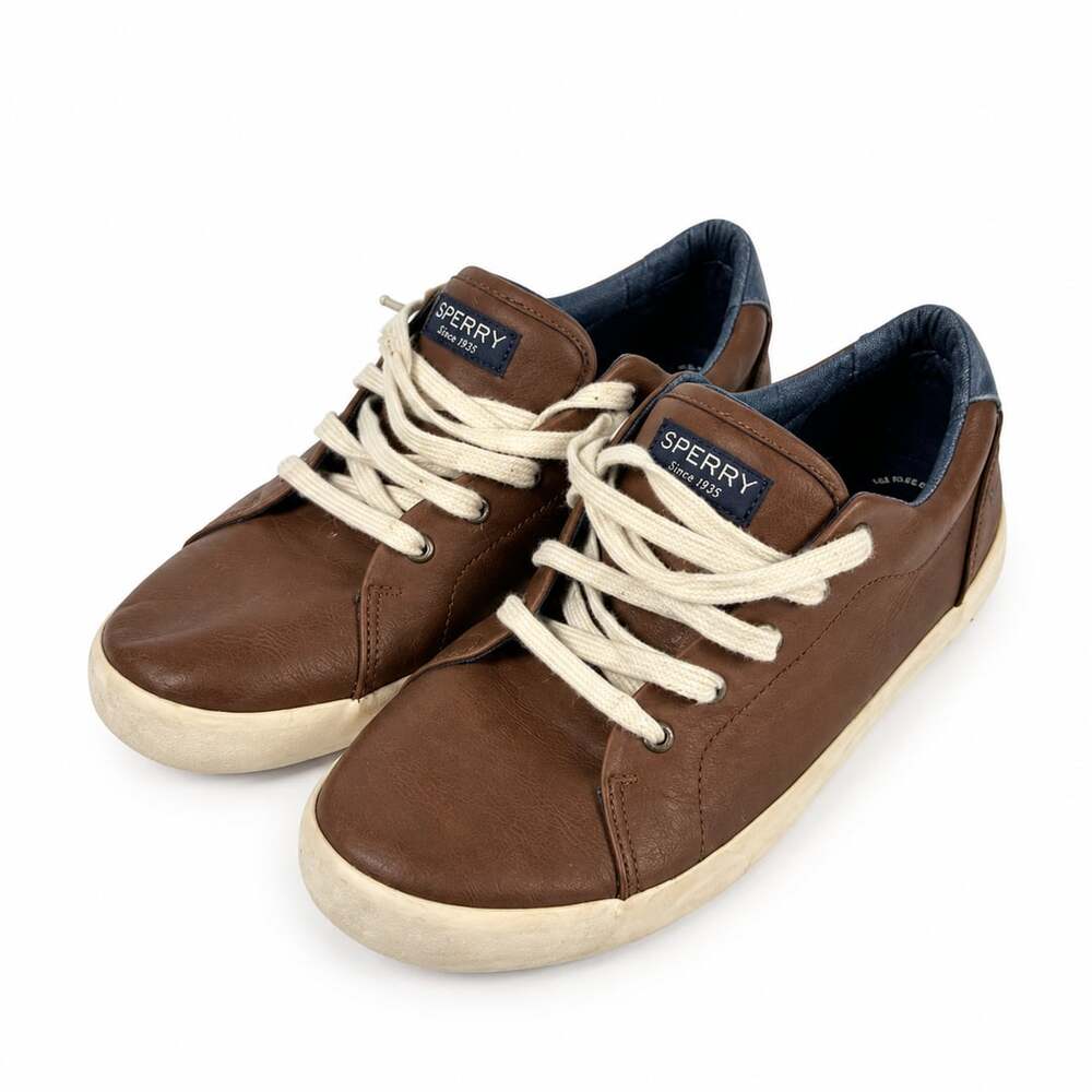 Sperry Tuck LTT Boys Brown Sneakers Size 6M